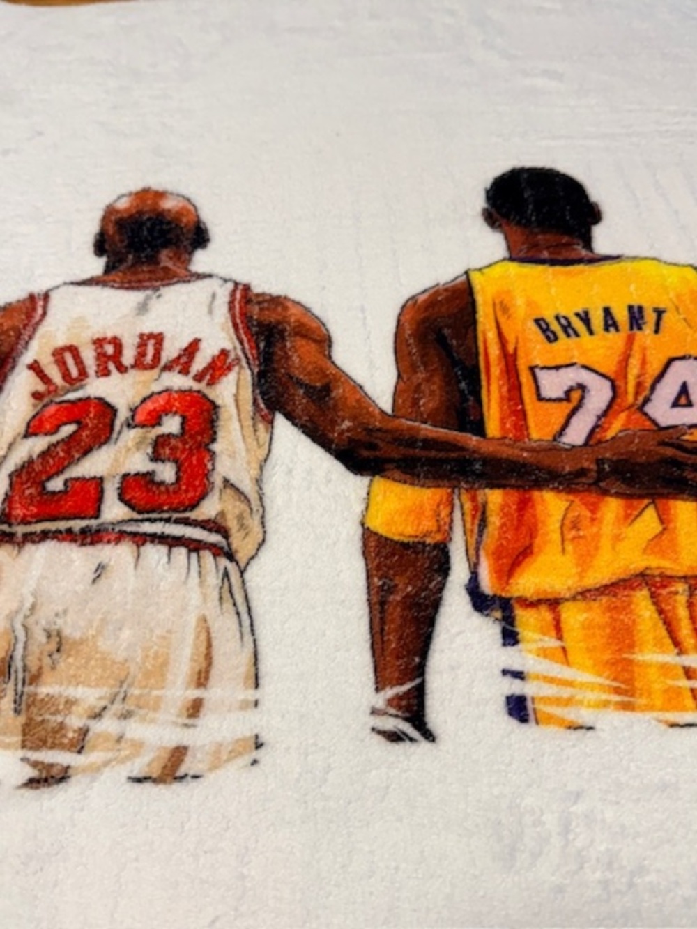 Michael Jordan & Kobe Bryant wall rug - Picture 2 of 3